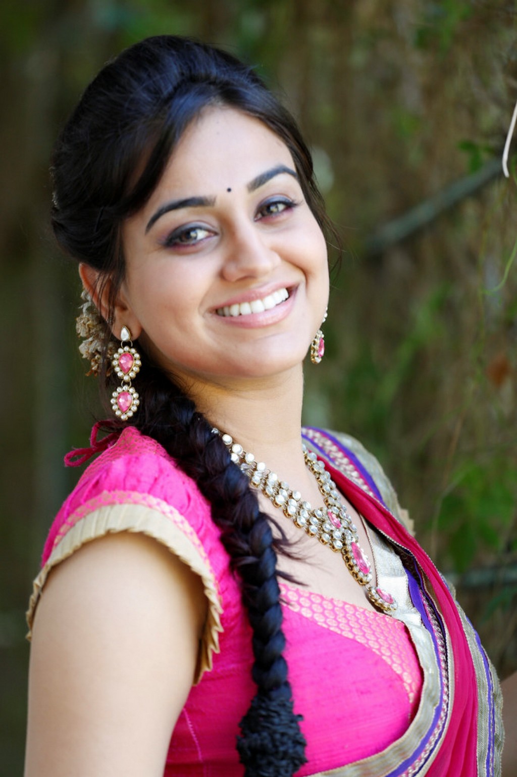 Aksha in Half Saree Photos